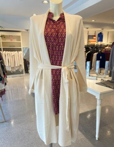 White women's cardigan