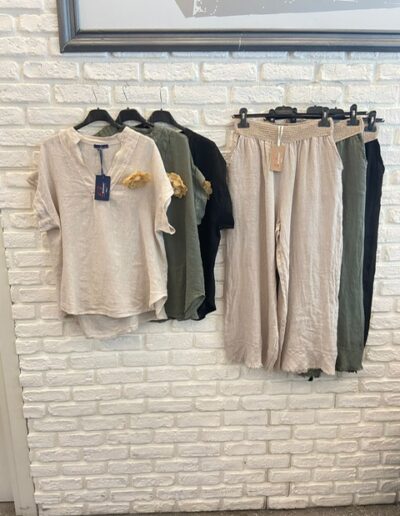 women's linen suits